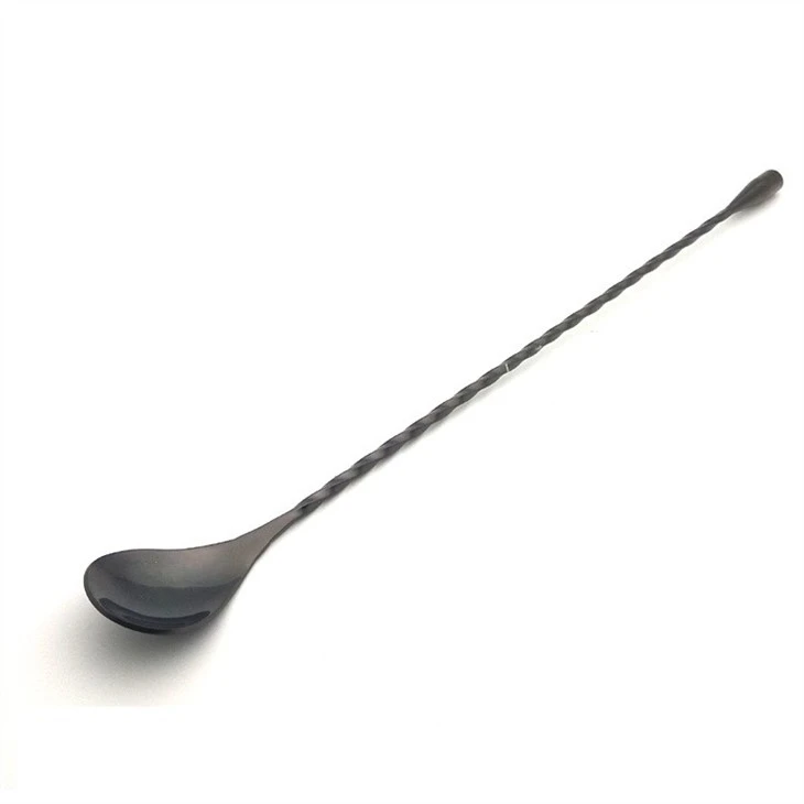 gun black spoon