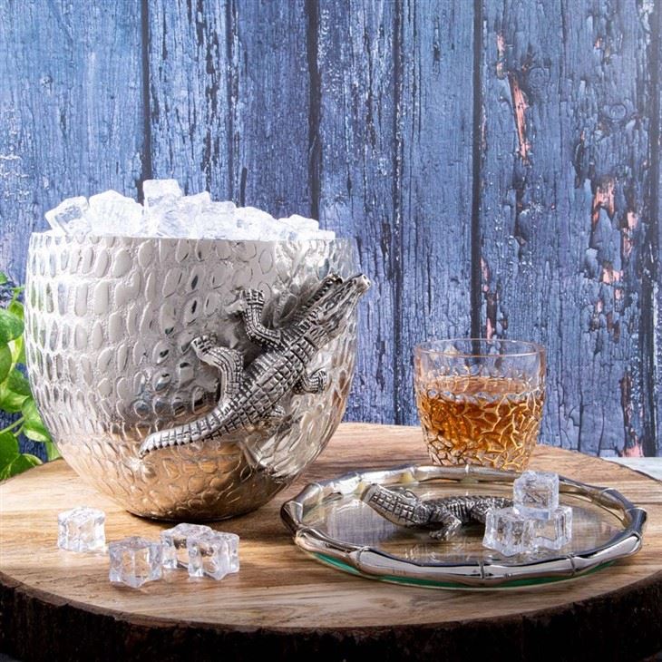 Crocodile Aluminum Ice Bucket high quality Crocodile Aluminum Ice Bucket high quality